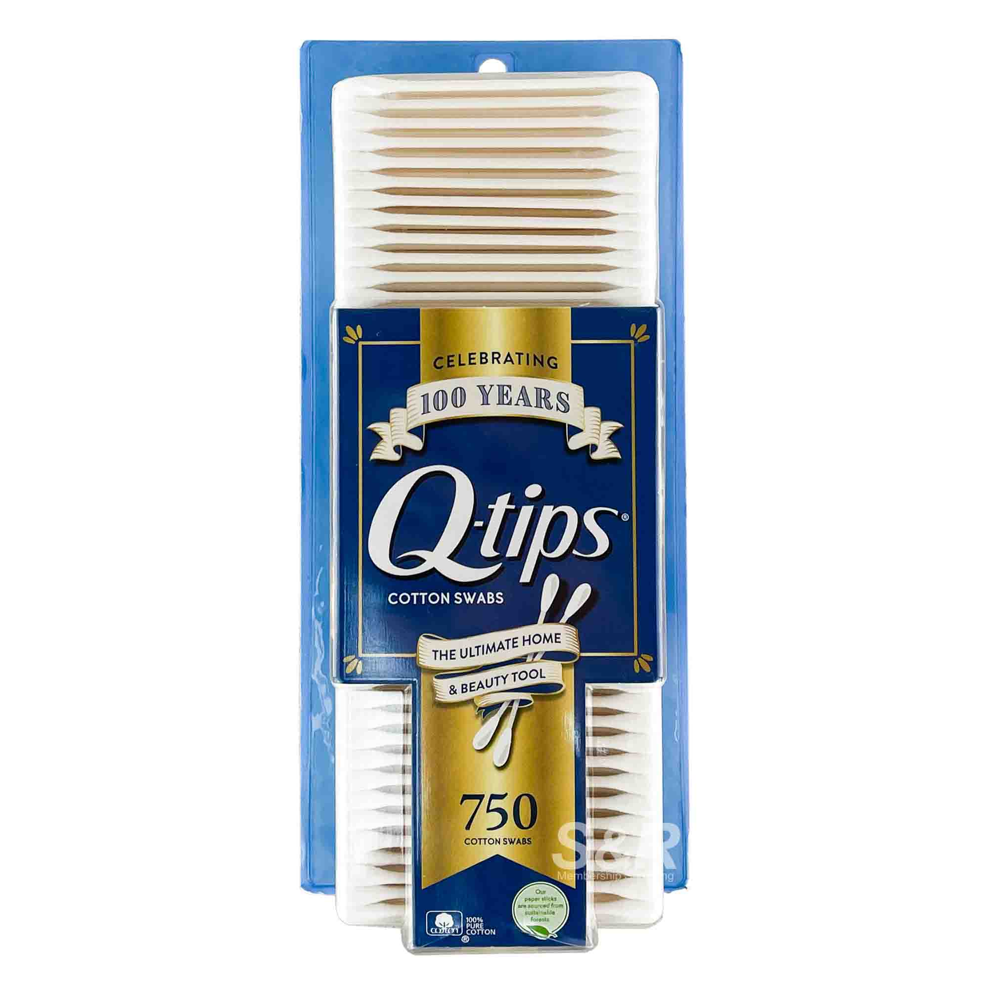 Q-Tips Cotton Swabs 750pcs Q-Tips Cotton Swabs 750pcs